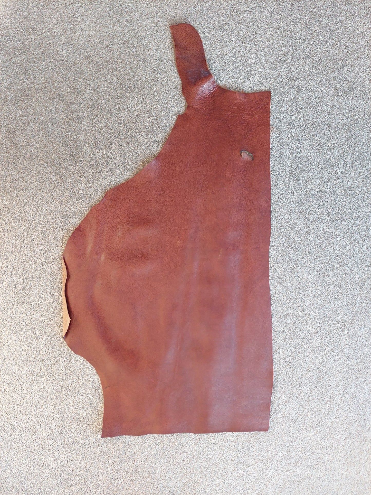 Large Brown Leather Piece - 2mm