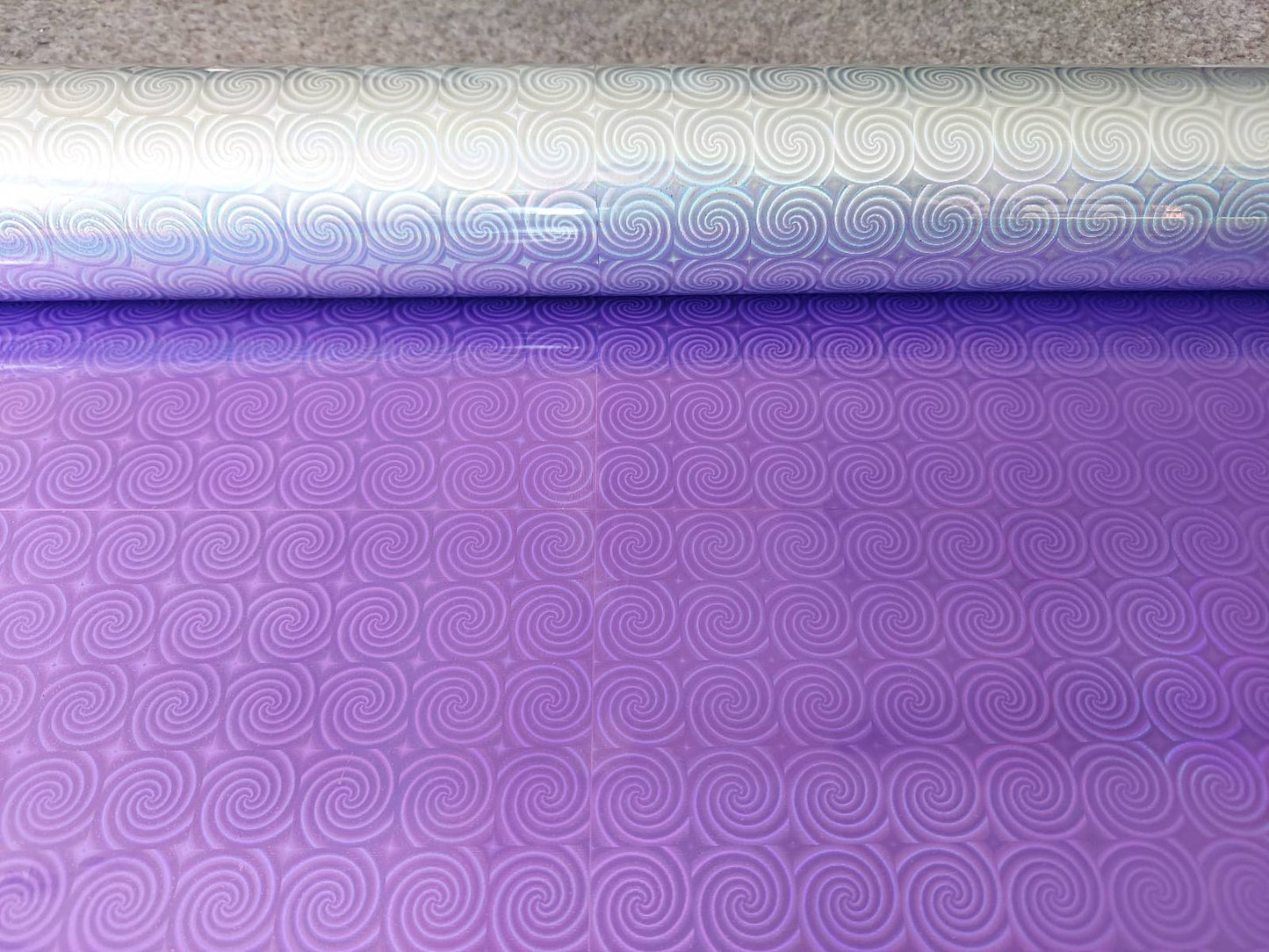 Doubled Sided Holographic Vinyl Fabric - Per Meter