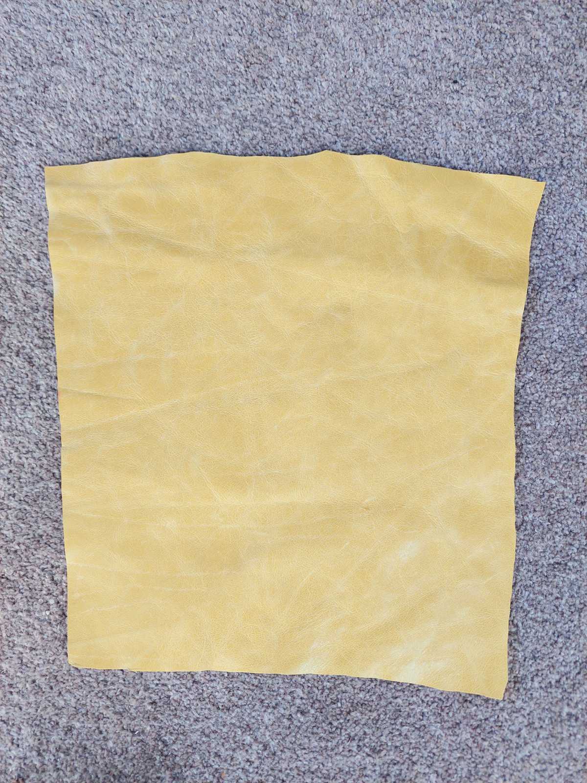 Yellow Leather Piece