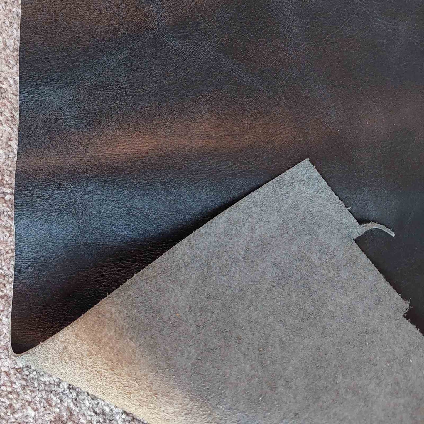 Black Scrap Leather -1.5mm