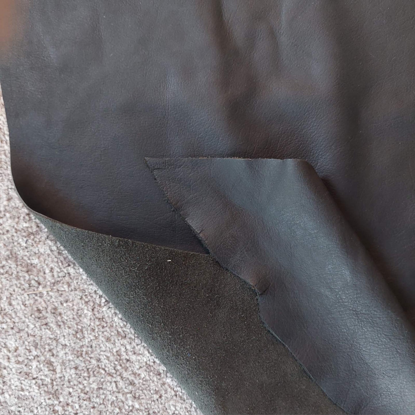 Black Scrap Leather -1.5mm