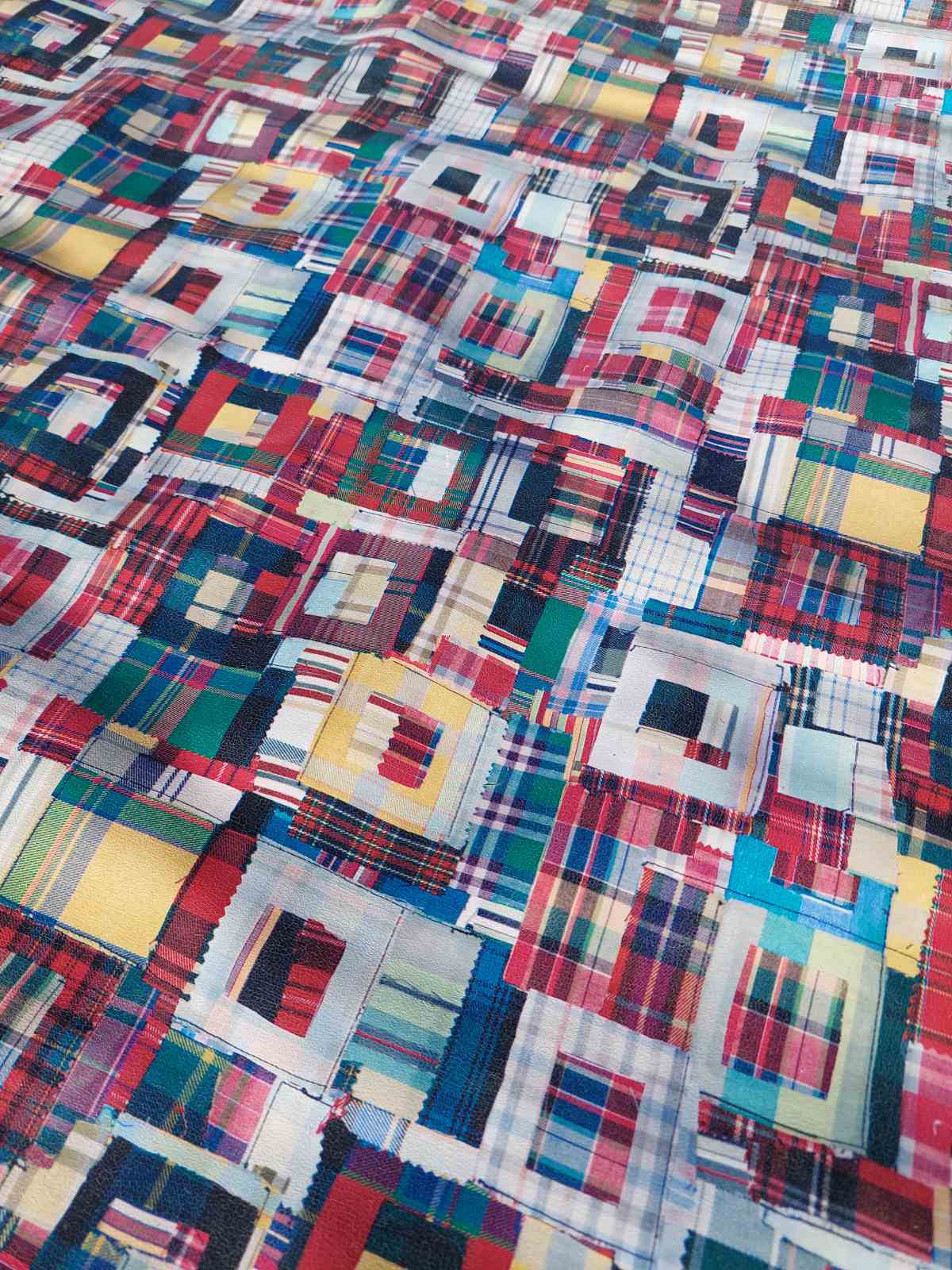 Colourful Printed Leather - Hide