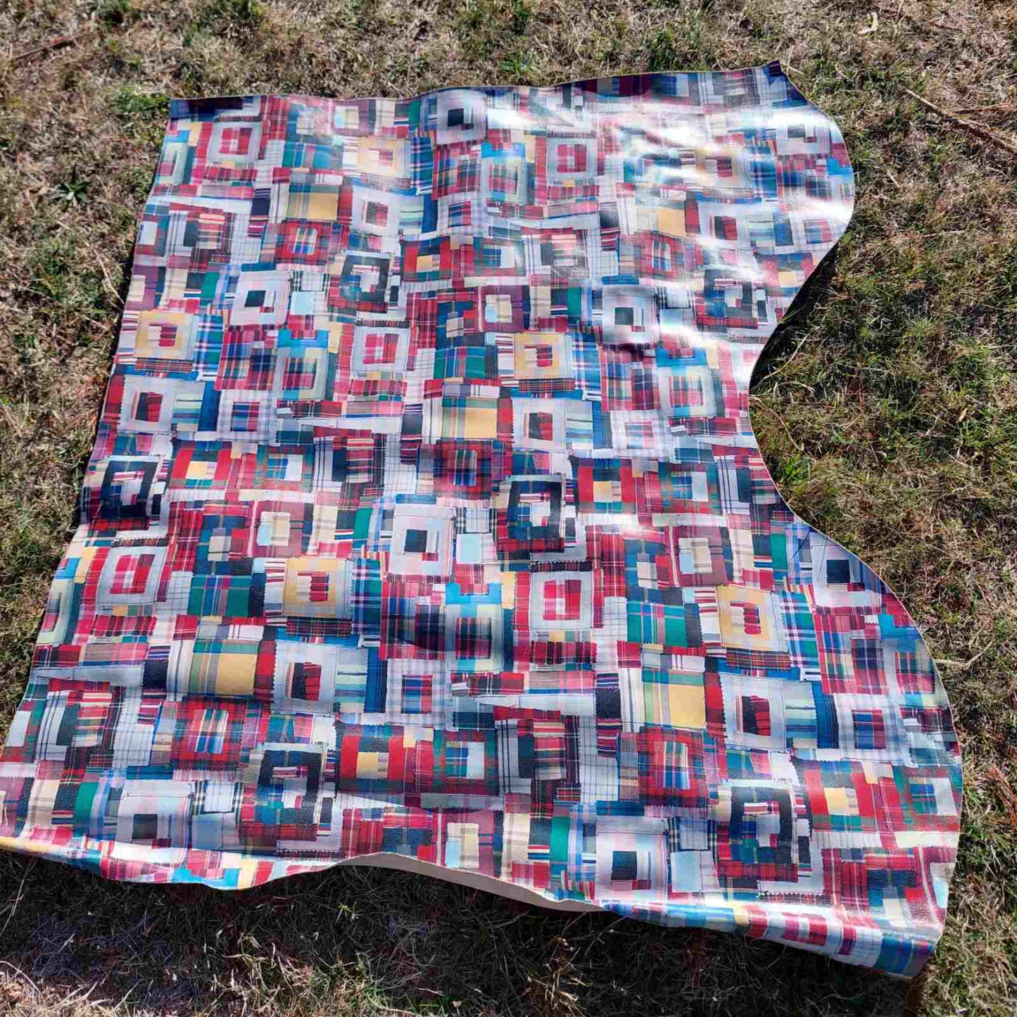Colourful Printed Leather - Hide