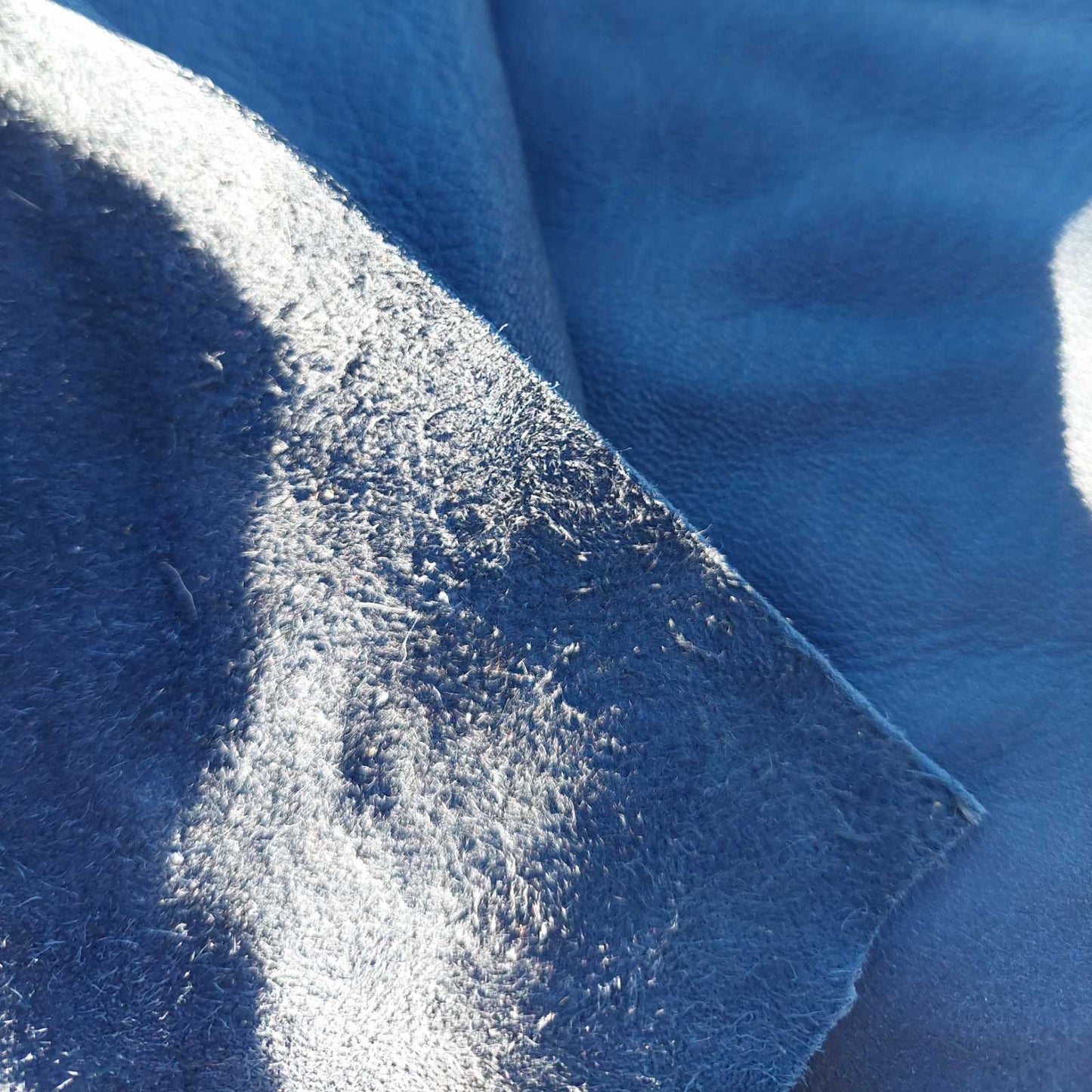 Navy Lamb Leather - Hide