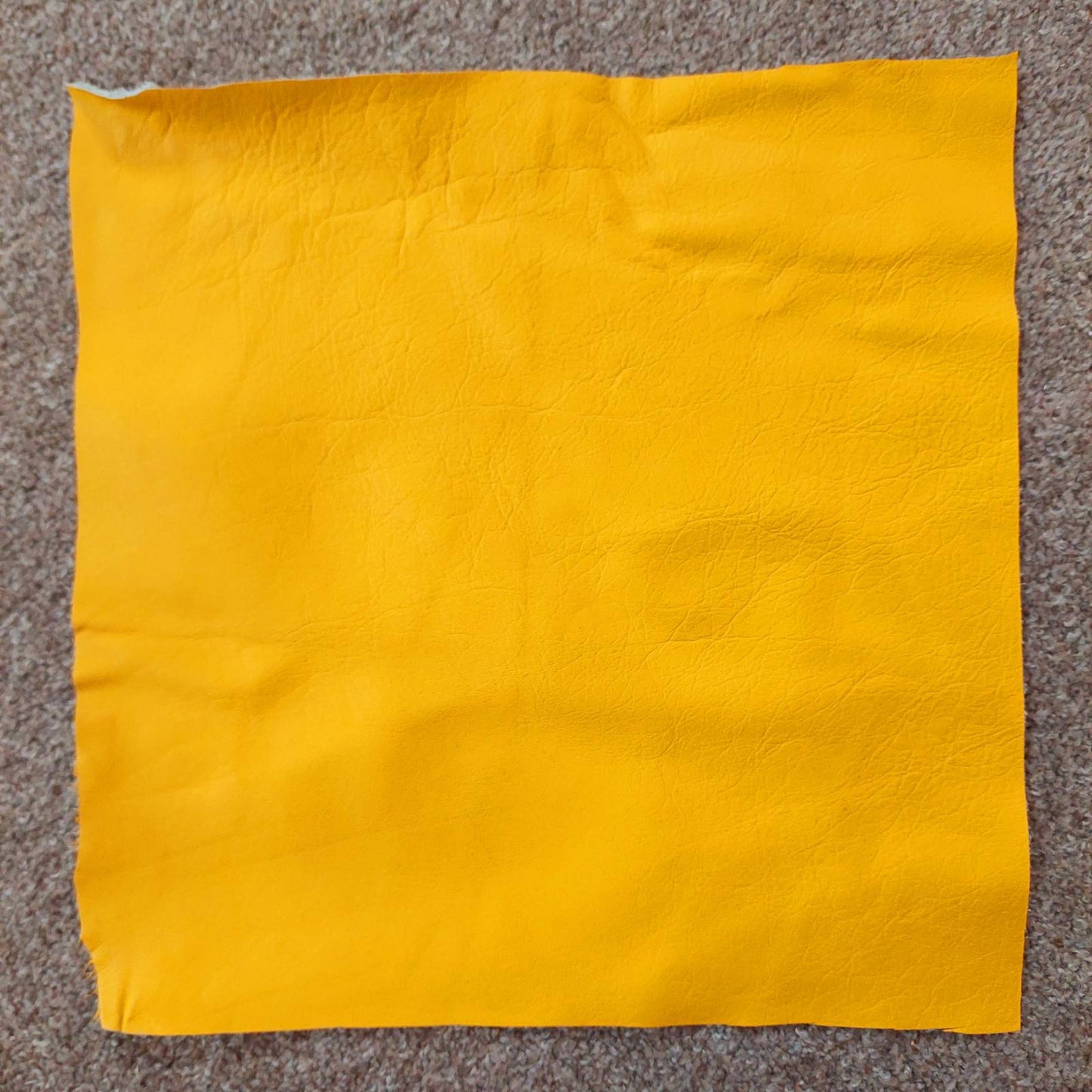 Yellow Leather Pieces