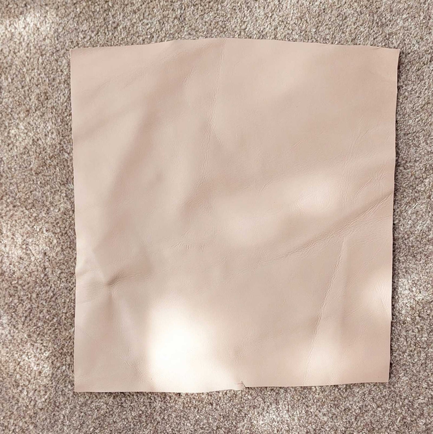 Light Pink Scrap Leather Pieces