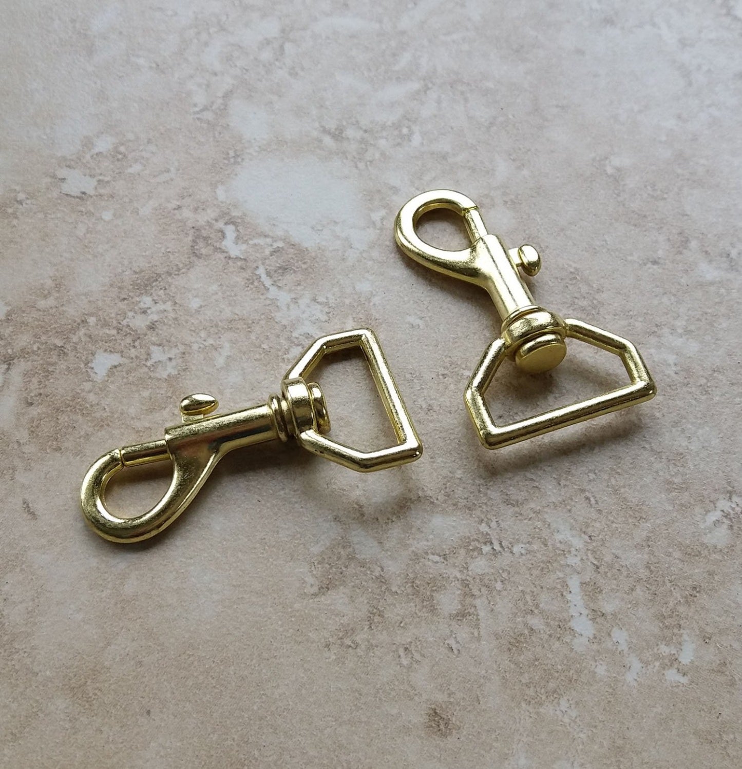 Gold Metal Swivel Snap Hook - per piece