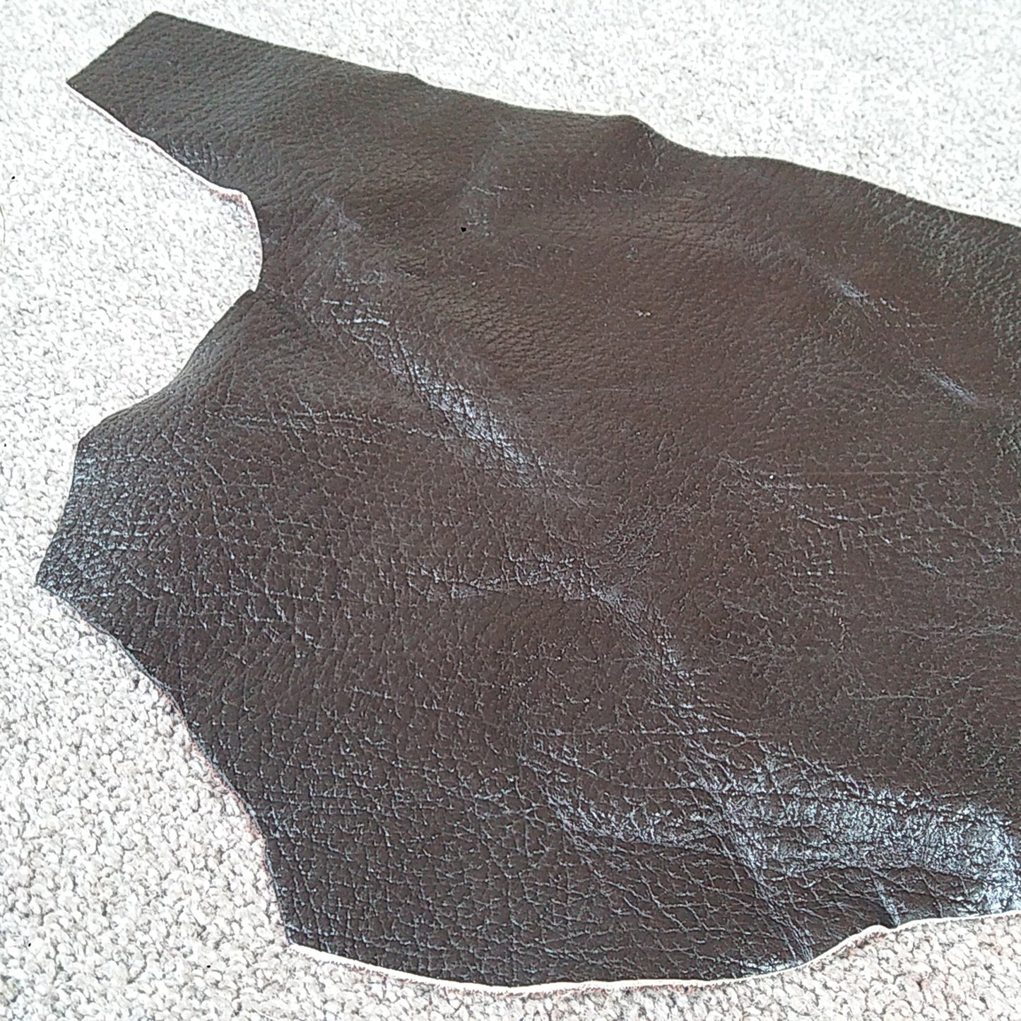 Dark Brown Scrap Leather Piece