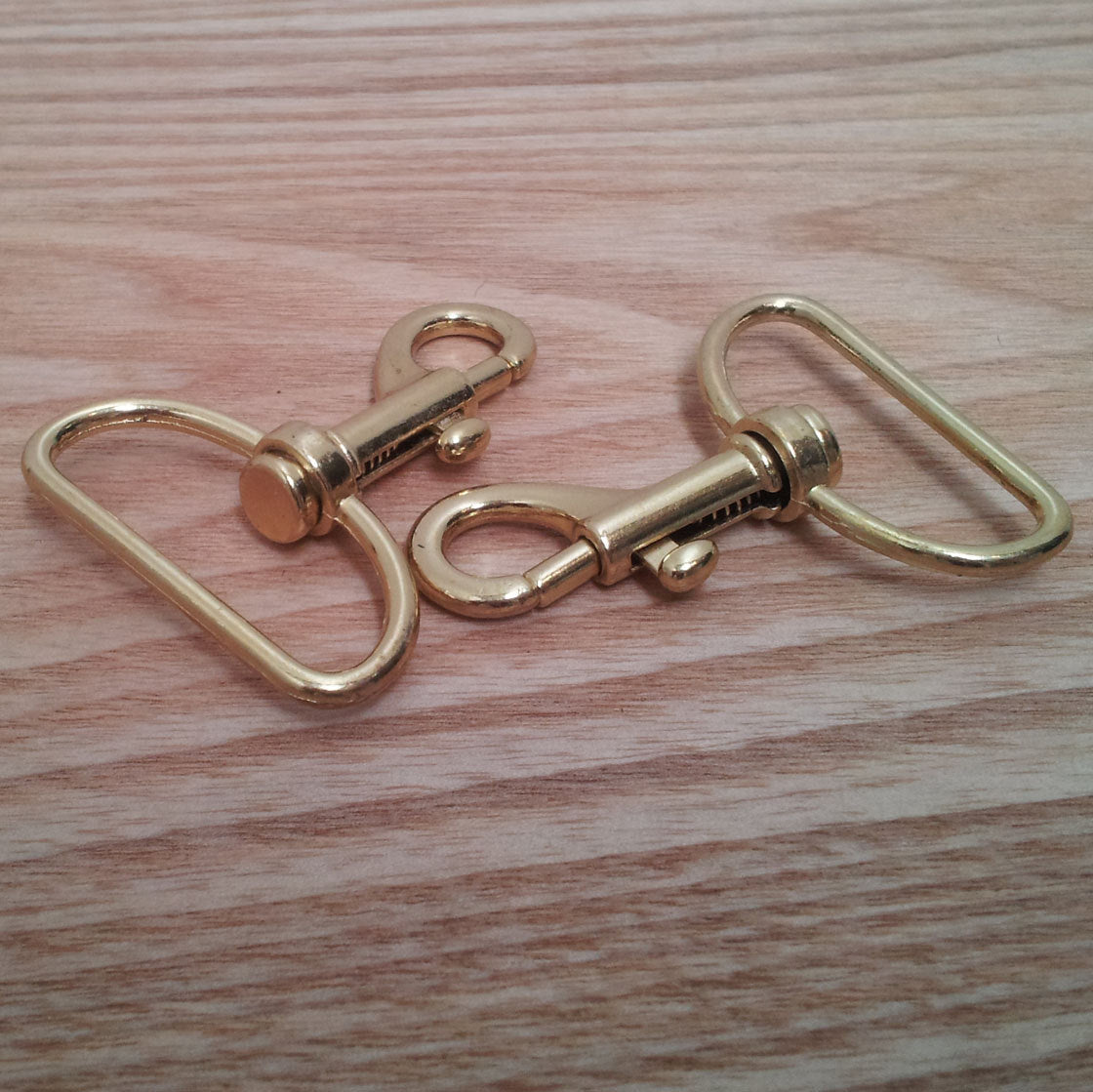 Gold Metal Swivel Snap Hook - per piece