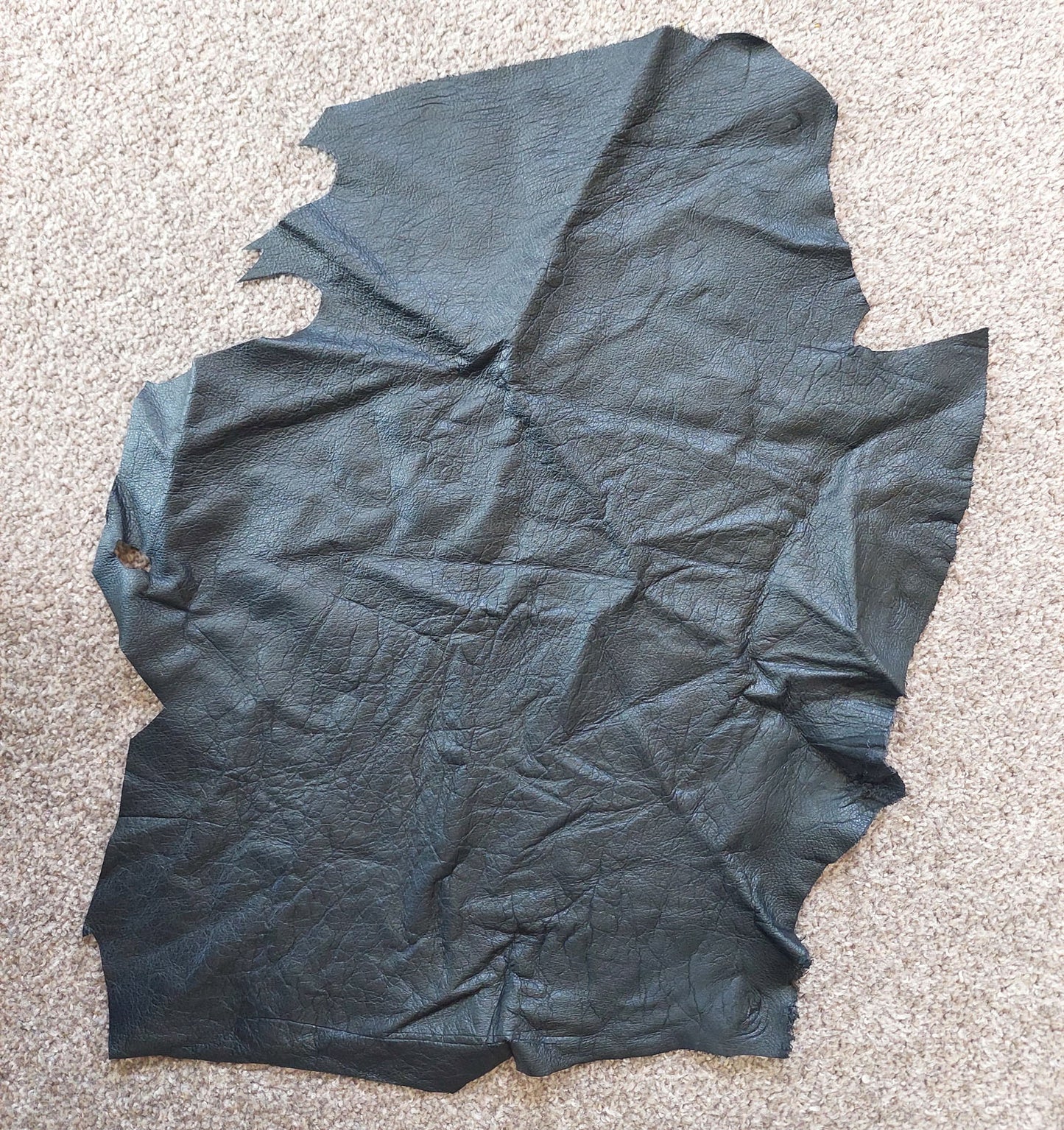Black Scrap Lamb Leather - 1mm
