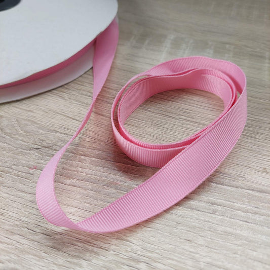 Grosgrain Ribbon- Pink - 15mm wide - 10 meters