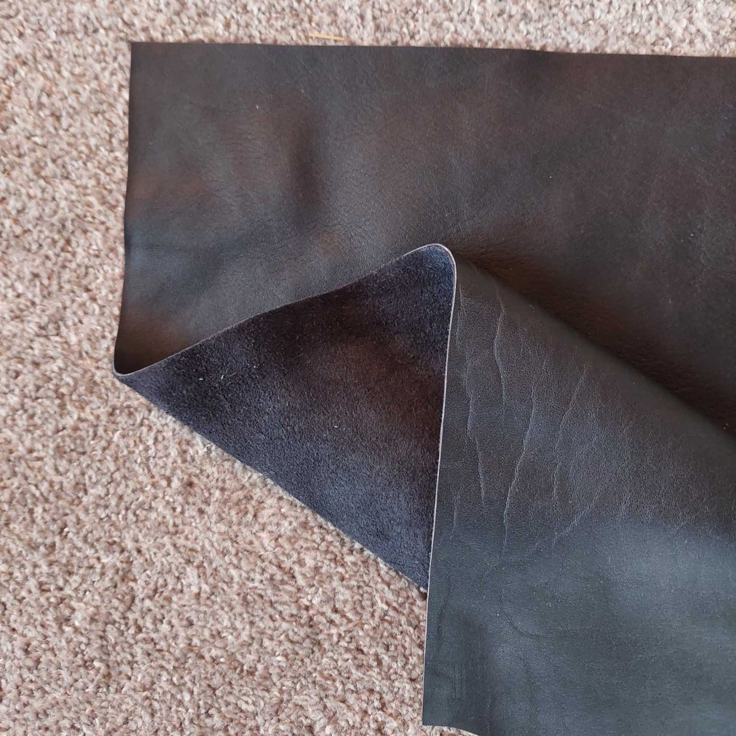 Black Scrap Leather -1.5mm
