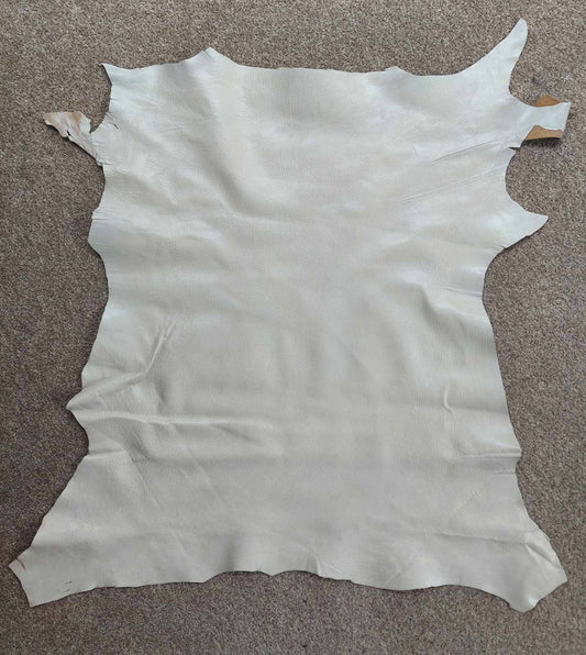 Lamb Hide - Natural/ Beige Scrap Leather Piece