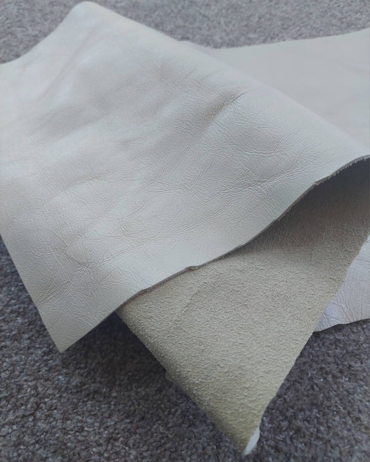 Cream Leather Pieces