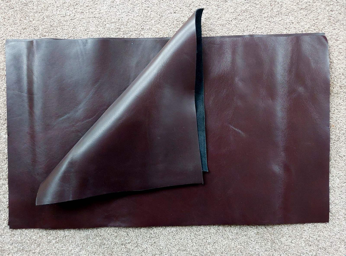 Brown Scrap Leather Pieces - 1.5mm