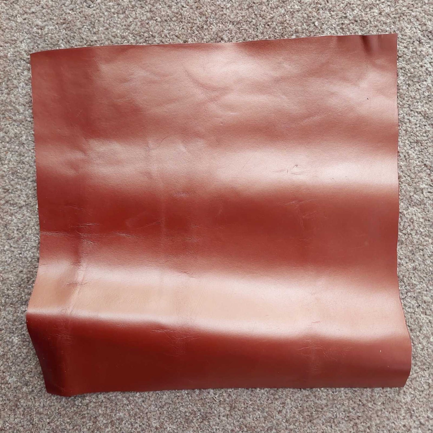 Bronze Metallic Scrap Leather Pieces - 1.5mm