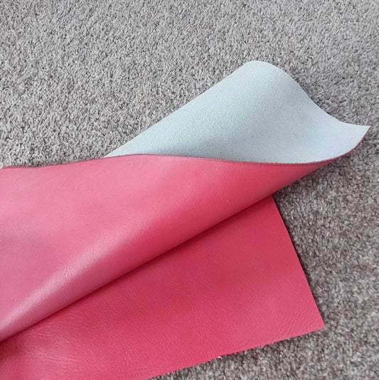 Pink Scrap Leather Pieces