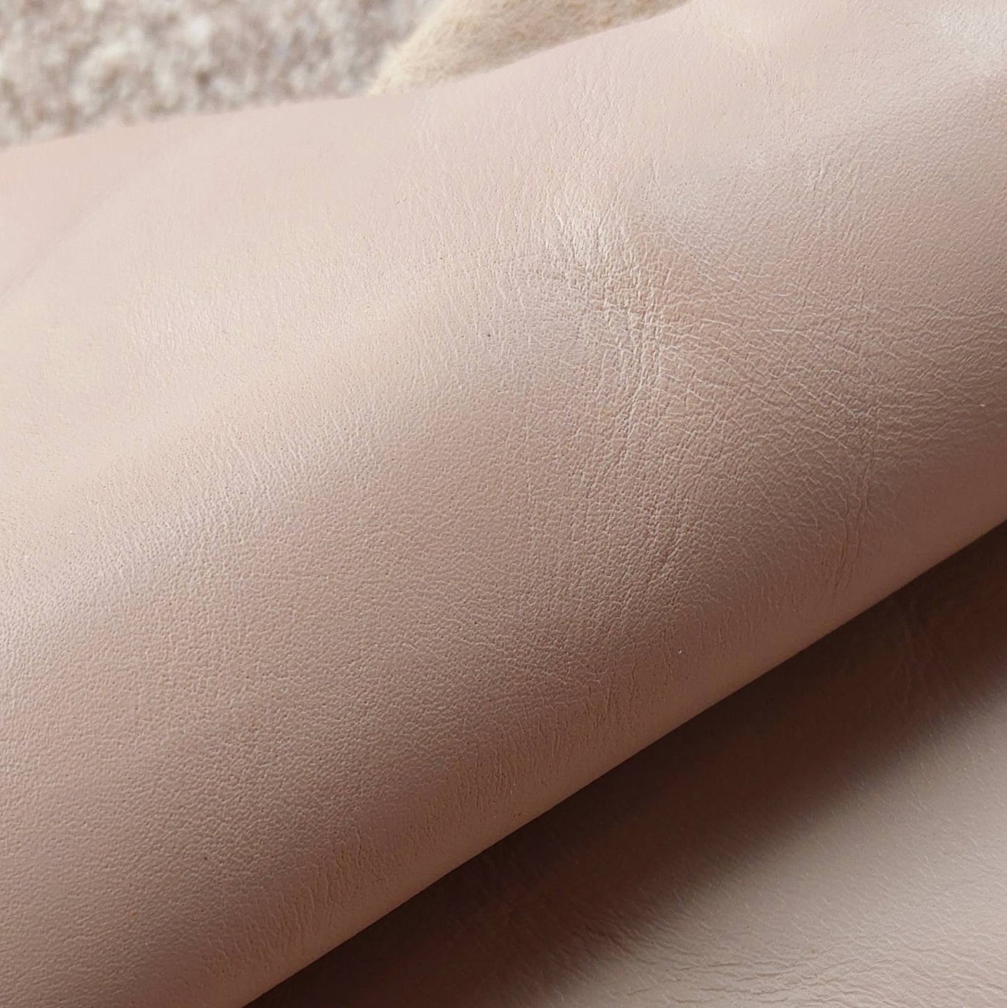 Light Pink Scrap Leather Pieces