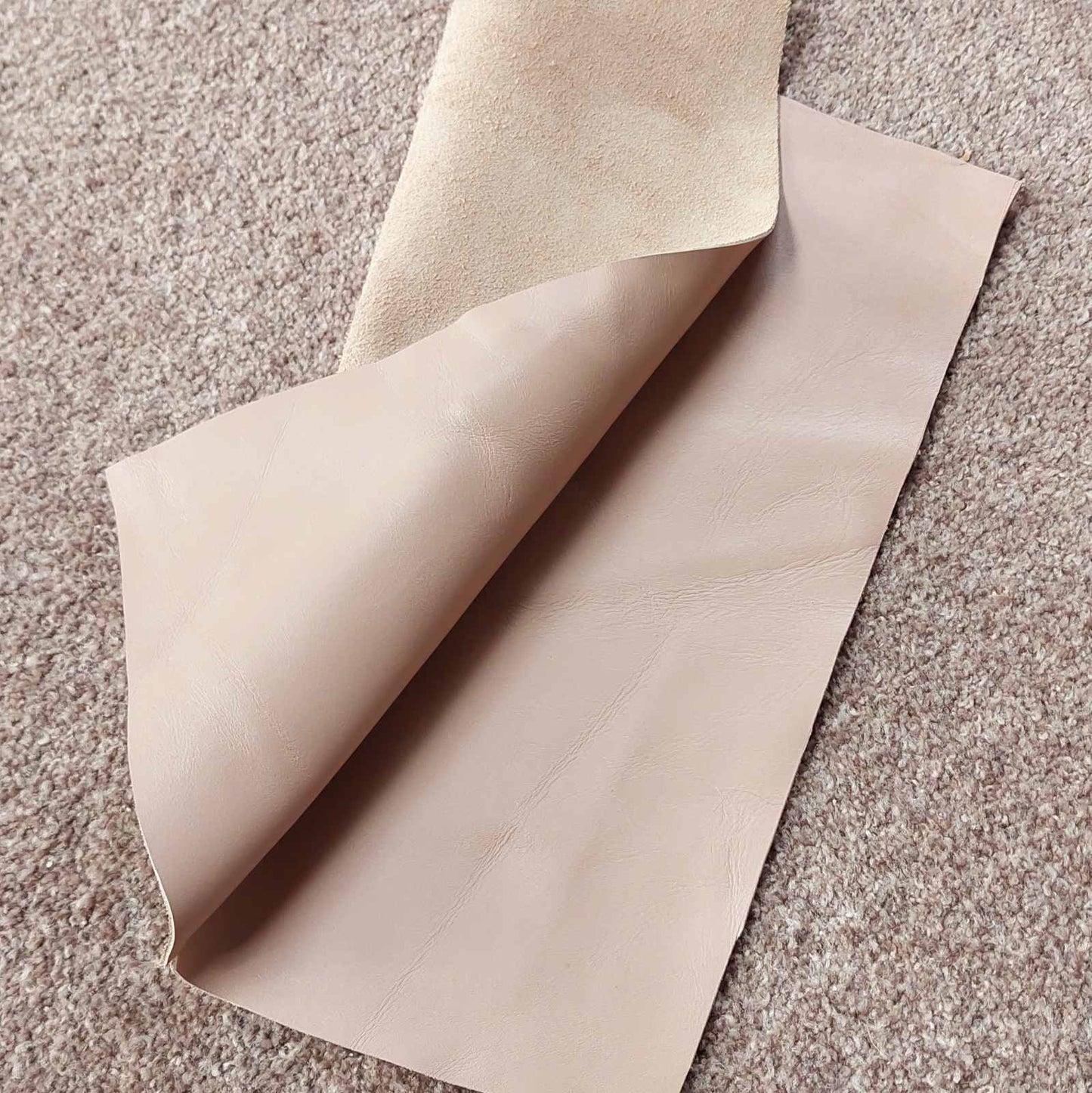 Light Pink Scrap Leather Pieces