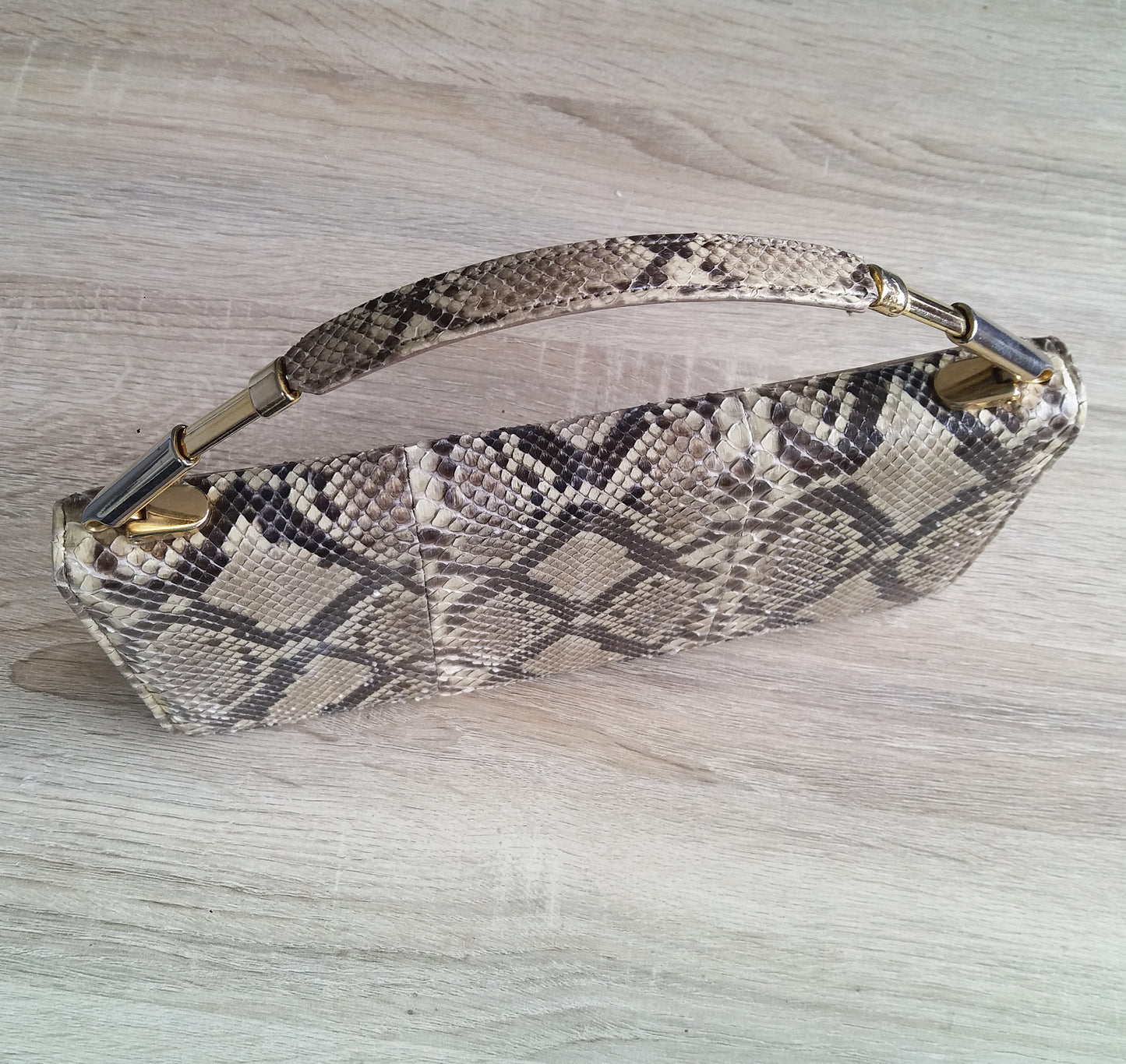 Vintage Bag - Snake Skin Clutch