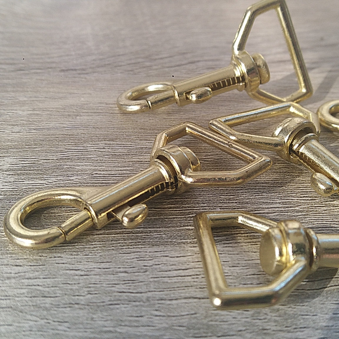Gold Metal Swivel Snap Hook  - per piece