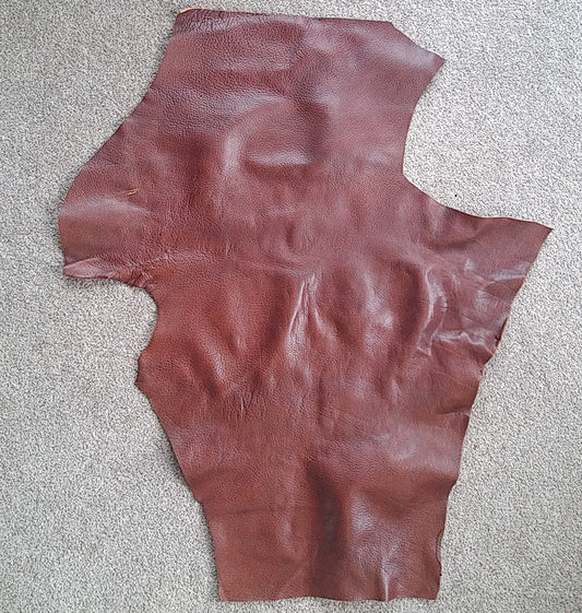 Brown Scrap Leather Piece - 2mm