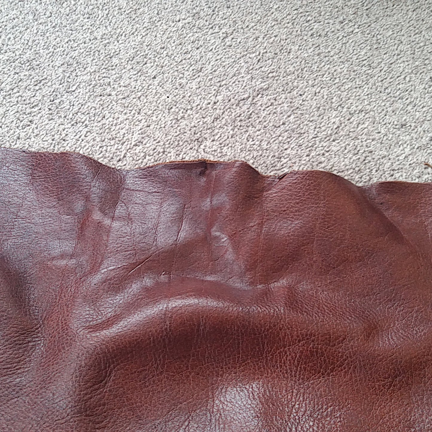 Brown Scrap Leather Pieces - 2mm