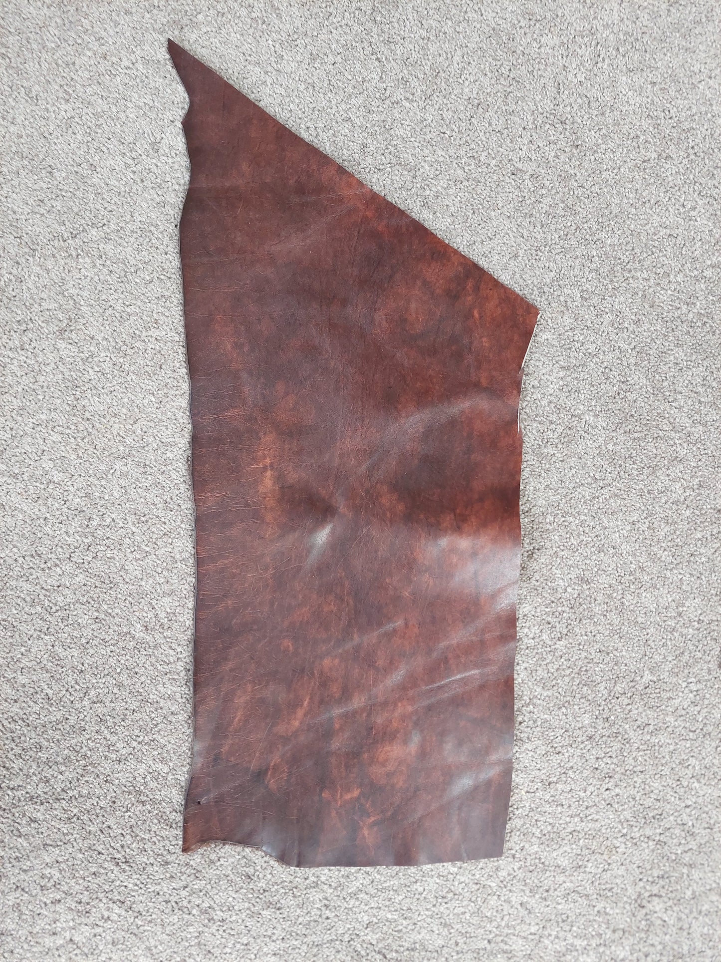 Two Tone Brown Leather Piece