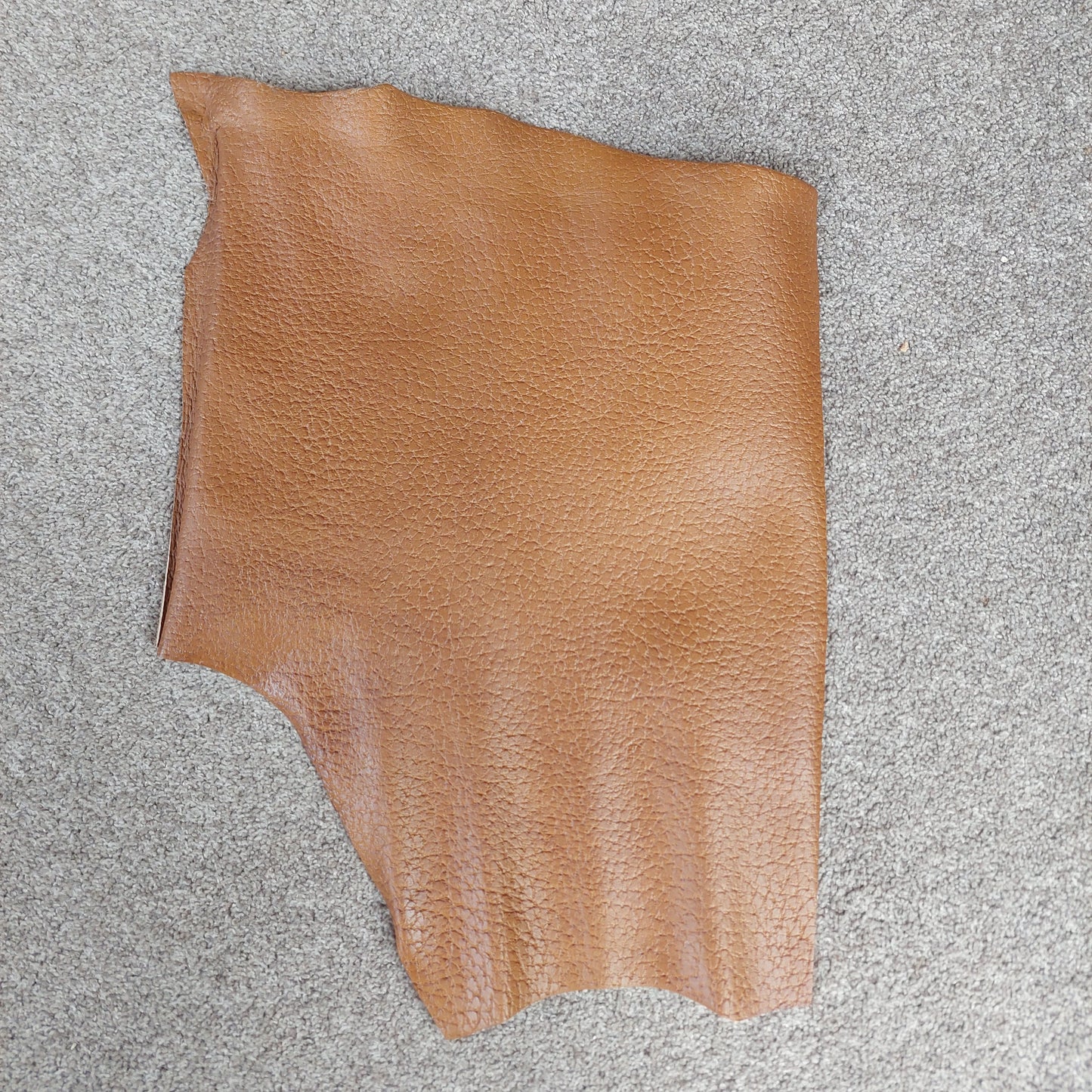 Textured Tan Leather Piece