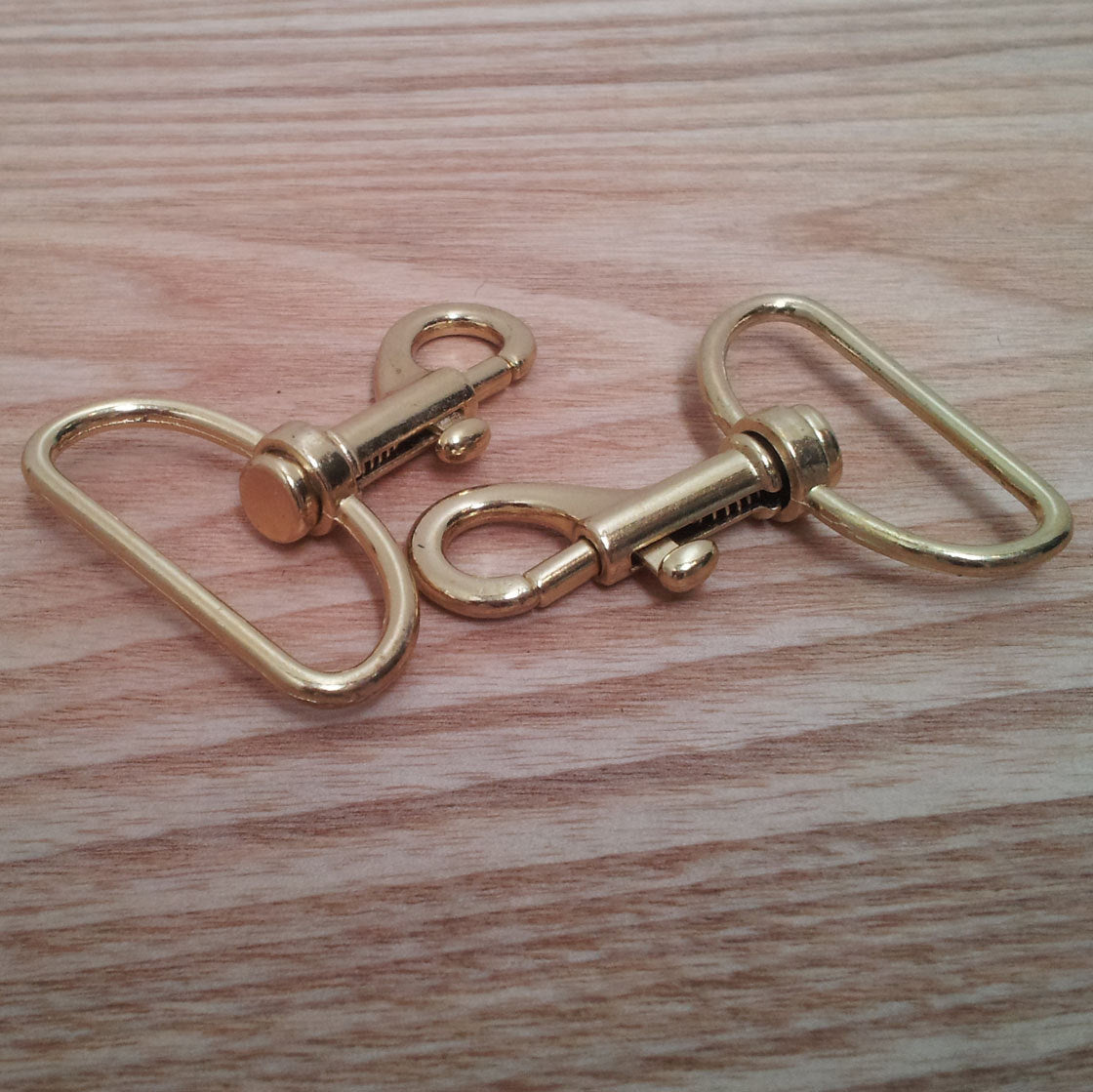 Gold Metal Swivel Snap Hook  - per piece