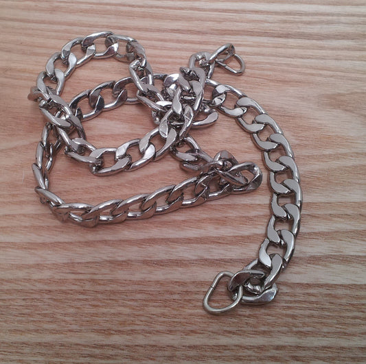 1 x Silver Chain Bag Handle